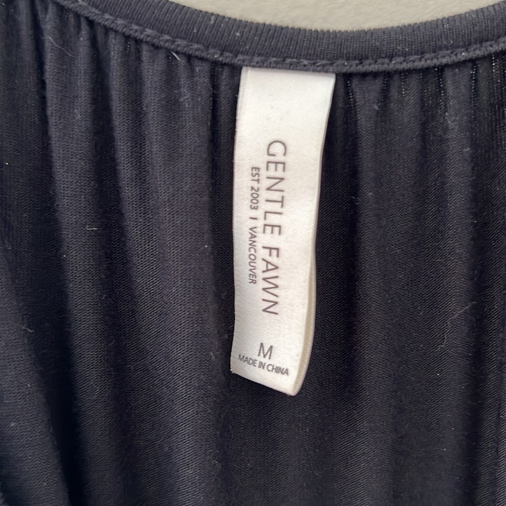 Gentle Fawn Black Sleeveless Halter Maxi Dress - Picture 2 of 3